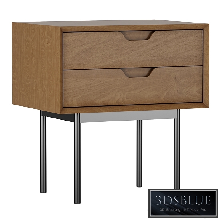 Bedside table with drawers Noyeto