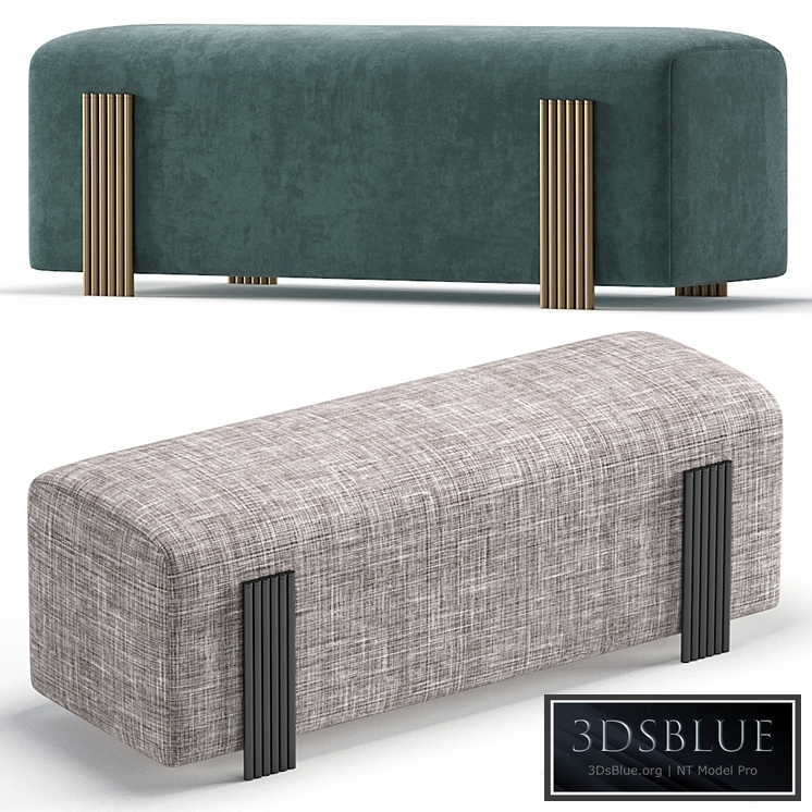 Bench Carrollin by Cazarina Interiors 3 Colors Version/банкетка Кэрроллин