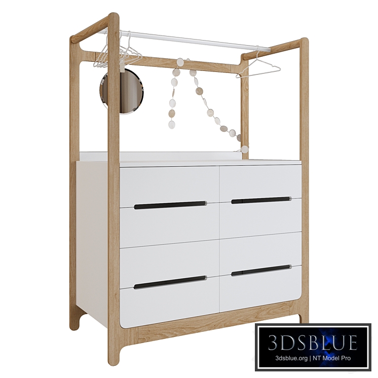 Children's changing table - chest of drawers Rafa-kids