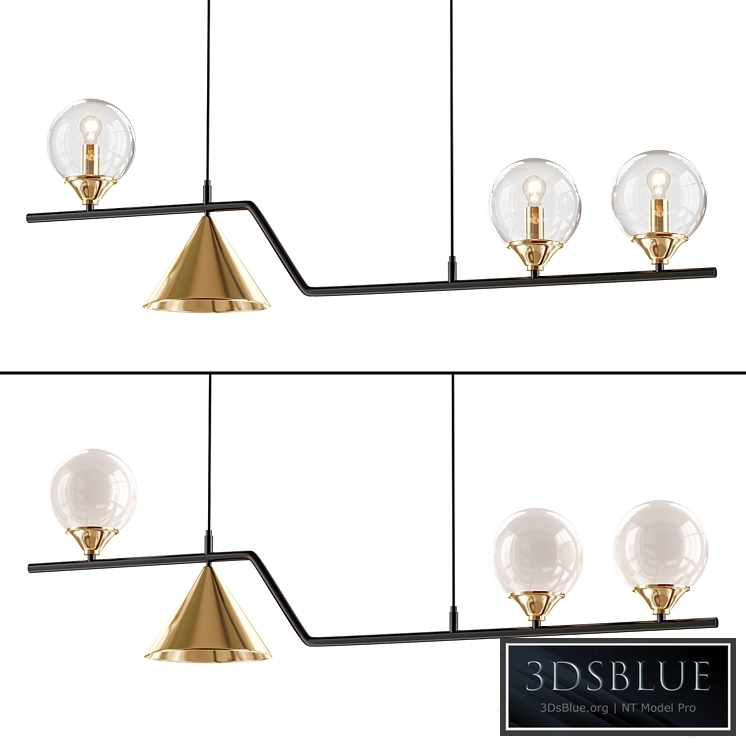 Nordic Style Black Chandelier