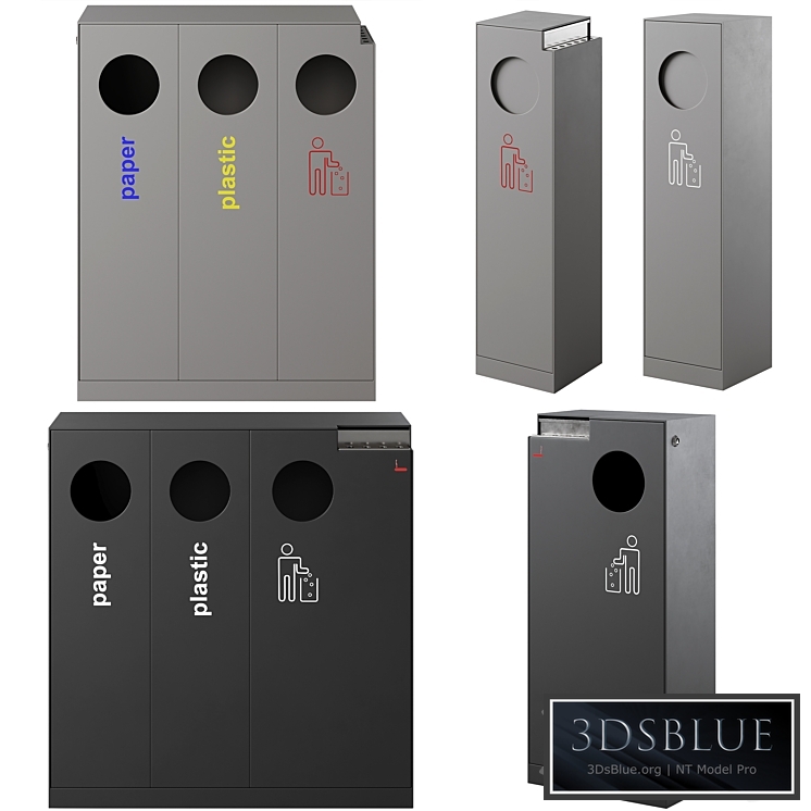 Litter bin Crystal by mmcite