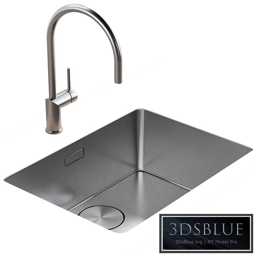 101 FRANKE Mythos MYX with Rhythm kitchen faucet