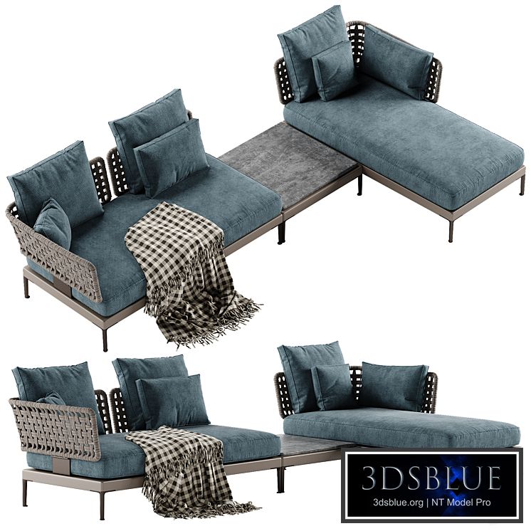 Minotti Patio sectional sofa