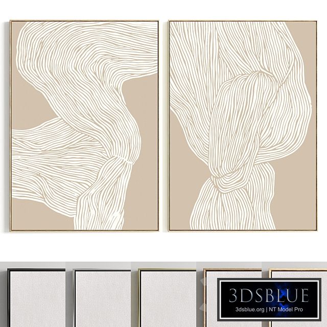 Plaster Two Photo Frame E-124