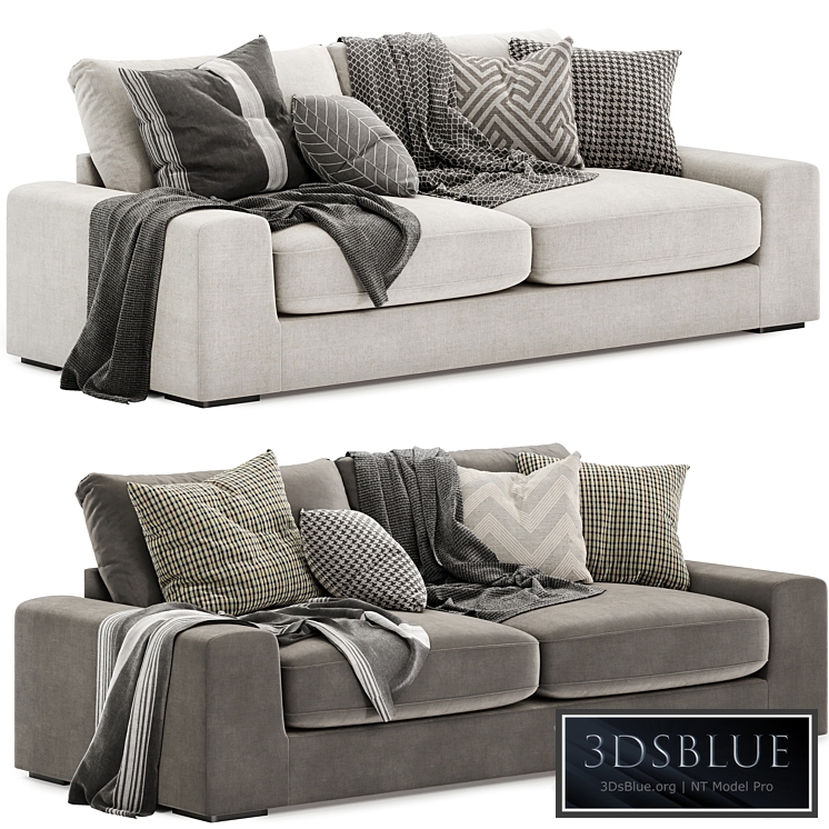 chill fabric 4 seater sofa