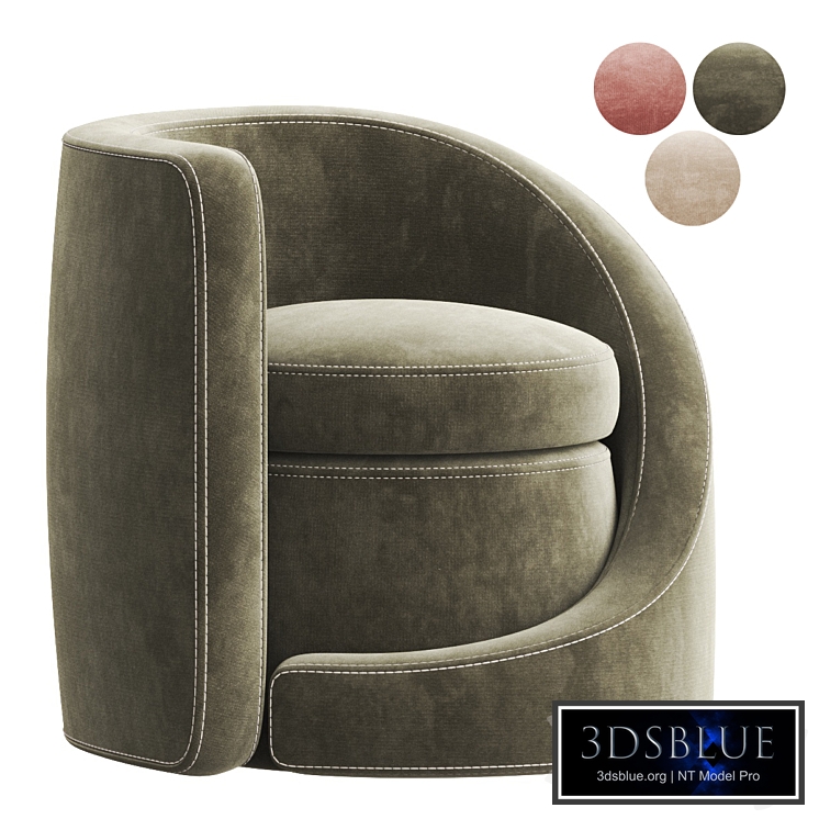 Pair of Spiral Lounge Chairs