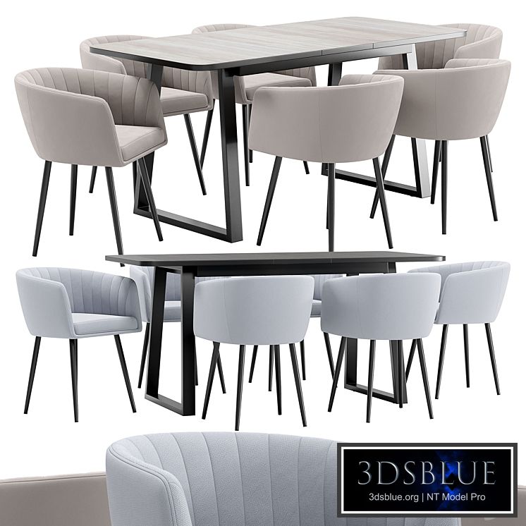 Alina dining chair and Sheffilton table