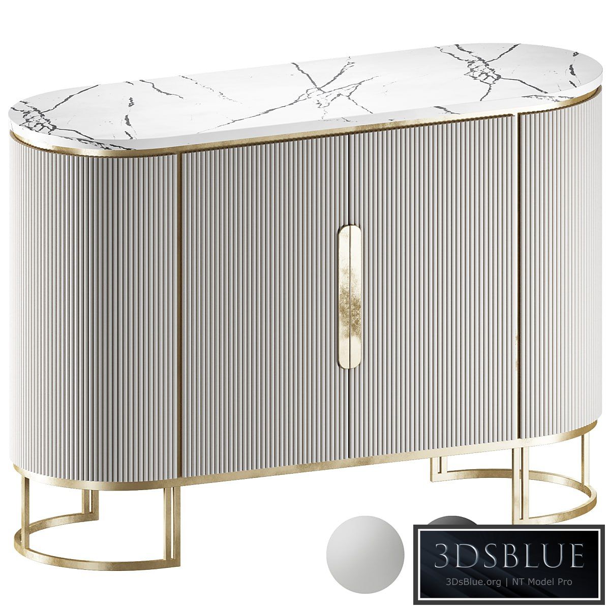 Modern White Sideboard