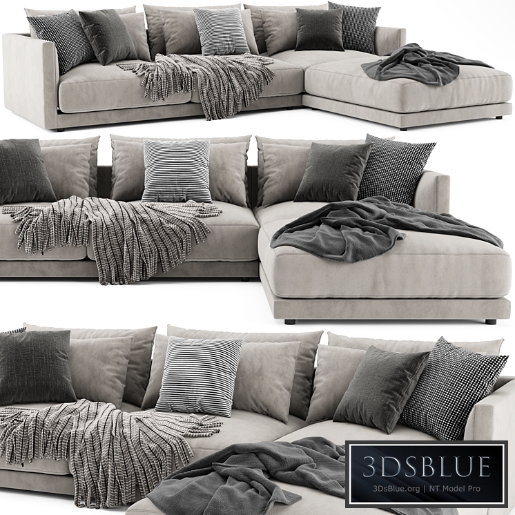 Poliform Bristol with Ottoman