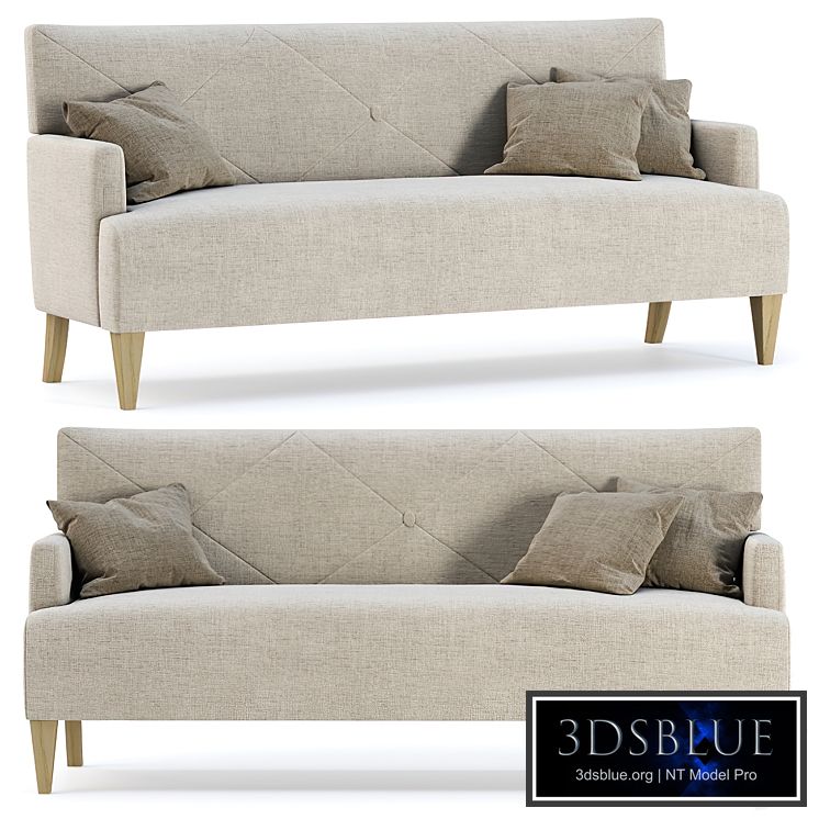 HBF Brentwood Sofa with button back / Triple sofa