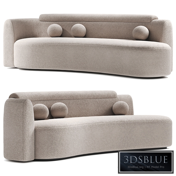 Wave sofa by Daniel Boddam