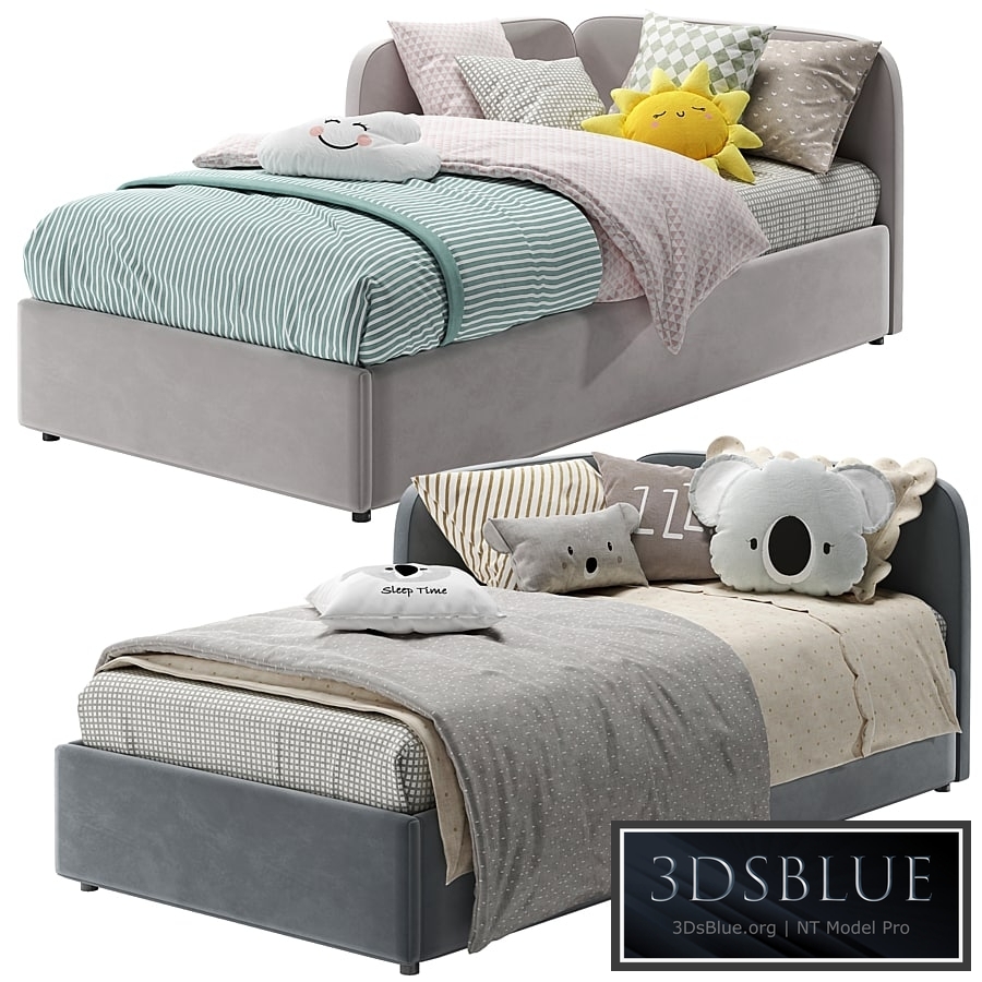 Corner Bed With Side Back