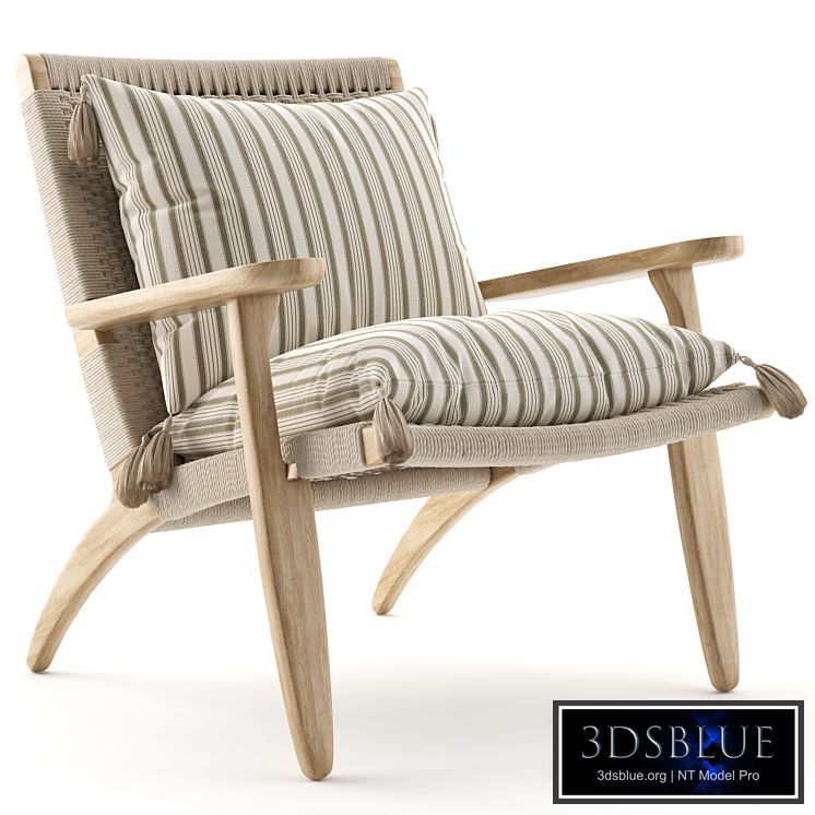 Cable Lounge Armchair Natural