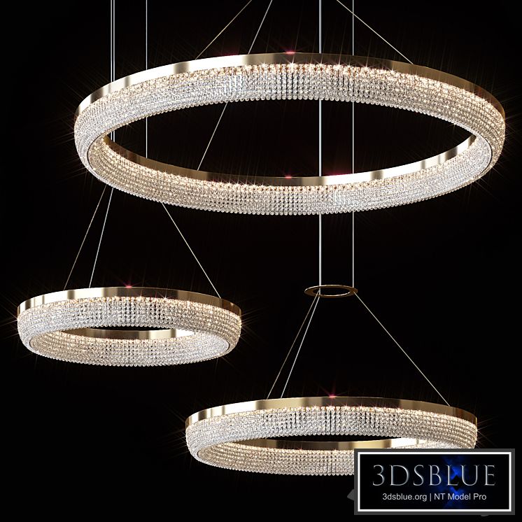 Pendant chandeliers CARMEN ONE by Lampatron ⌀ 45cm ⌀ 60cm ⌀ 80cm