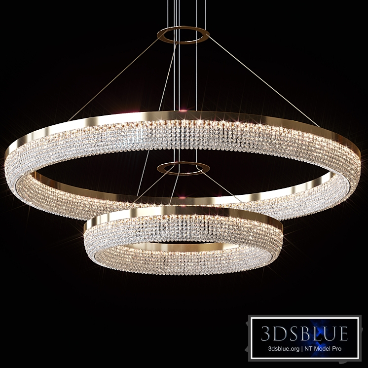 Pendant chandelier CARMEN by Lampatron ⌀ 45cm ⌀ 80cm
