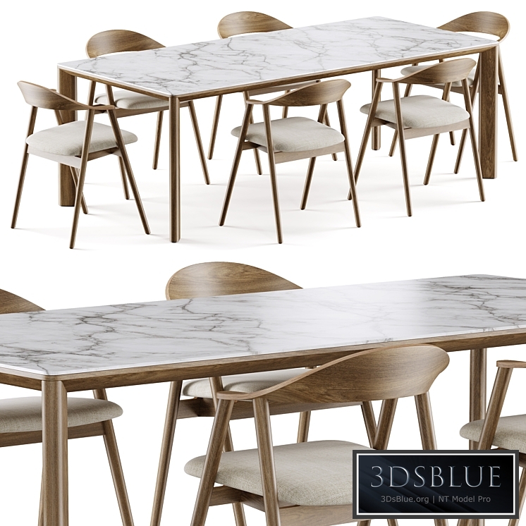 Dining set 4 by CoshLiving Kett