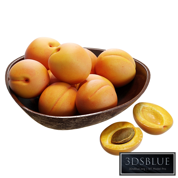 Food Set 13 / Bowl with Apricots