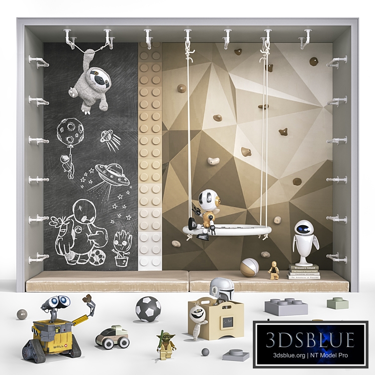 Toys , decor and furniture for nursery 127