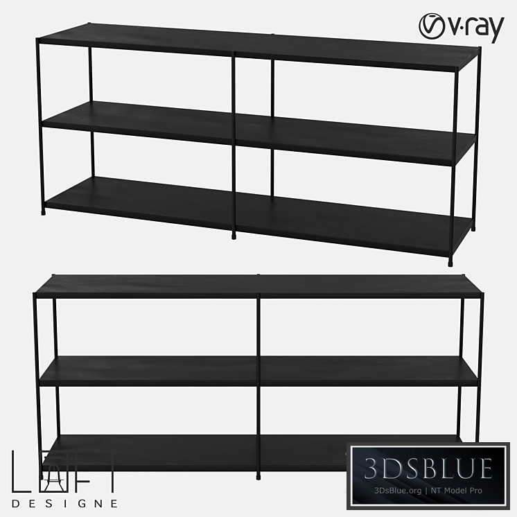 Bookcase LoftDesigne 81514 model
