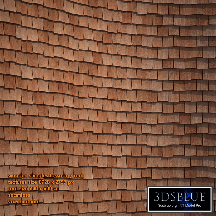 Shingles wooden façade / roof