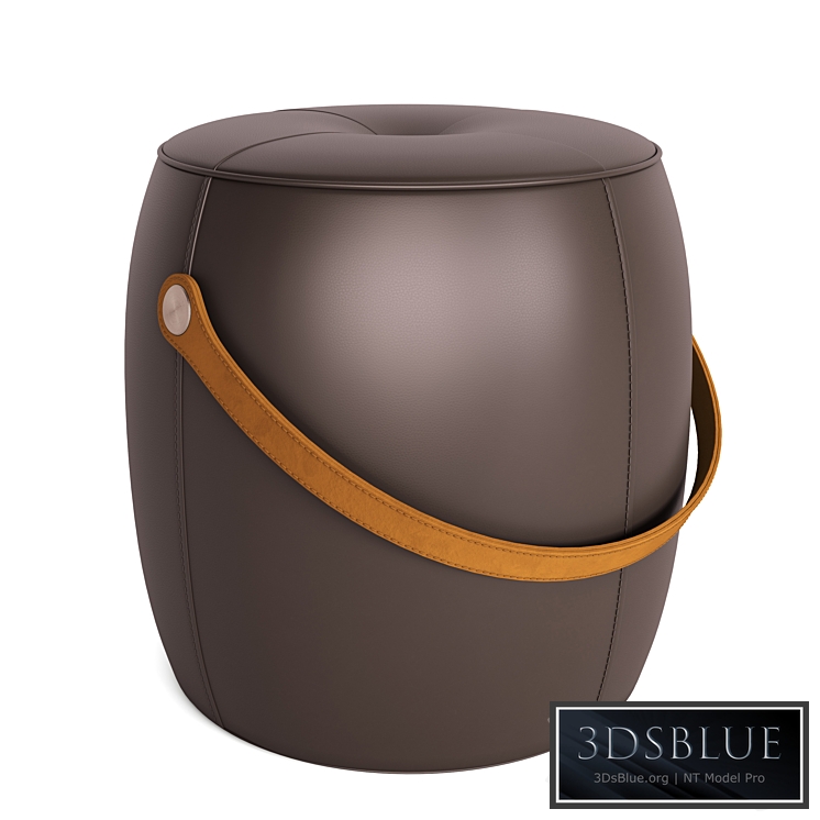 STORE 54 - Jellybean Saddle Pouffe (7 COLORS LEATHER & SUEDE)