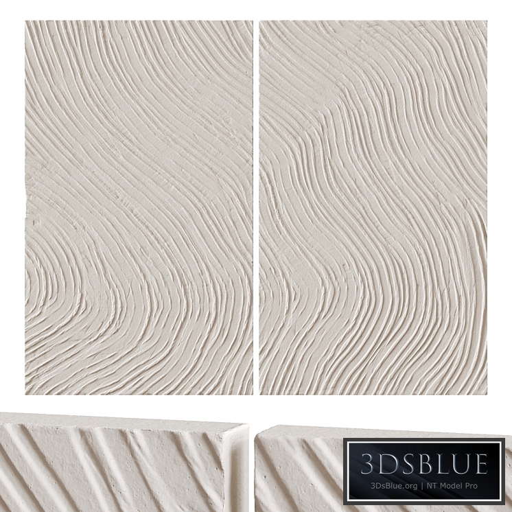 Abstract plaster paintings