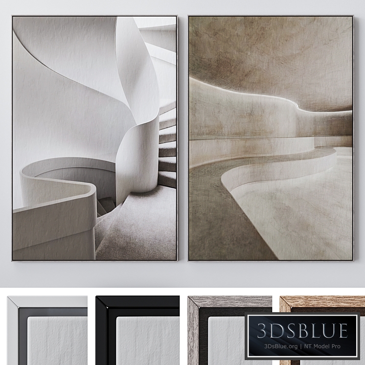 Set of large wall paintings 1848