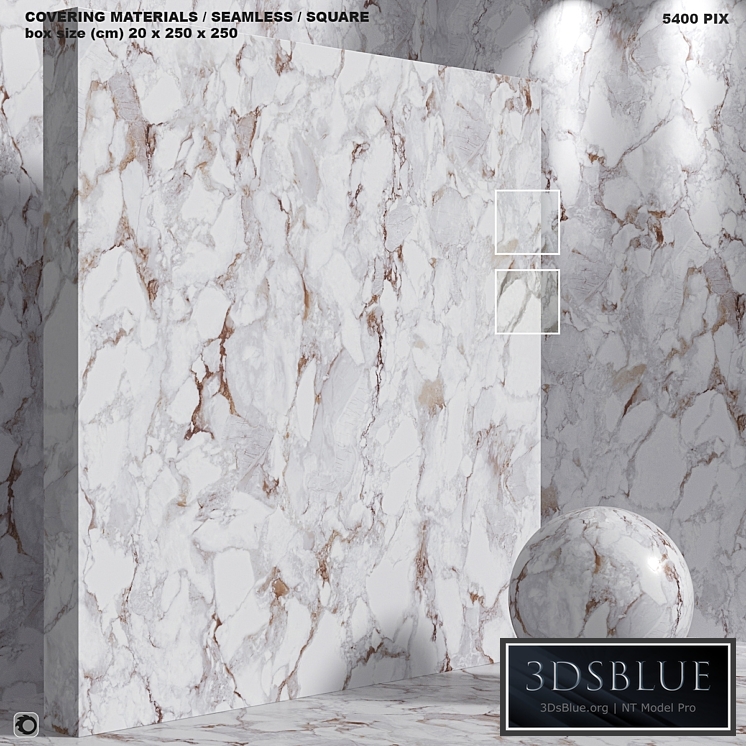 Seamless material - stone marble - set 181
