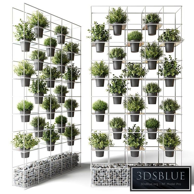 Vertical garden for potted plants