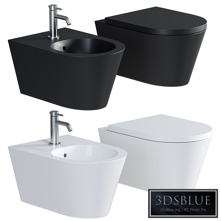 LAUFEN Kartell Spülrandloses Wand-WC Set incl. WC-Sitz