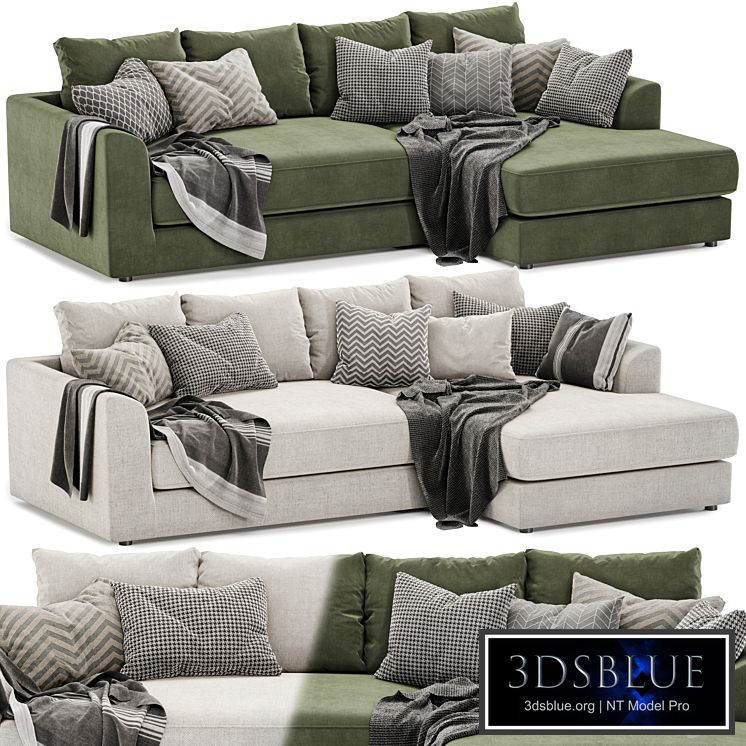 Jessie Facing Chaise Sofa