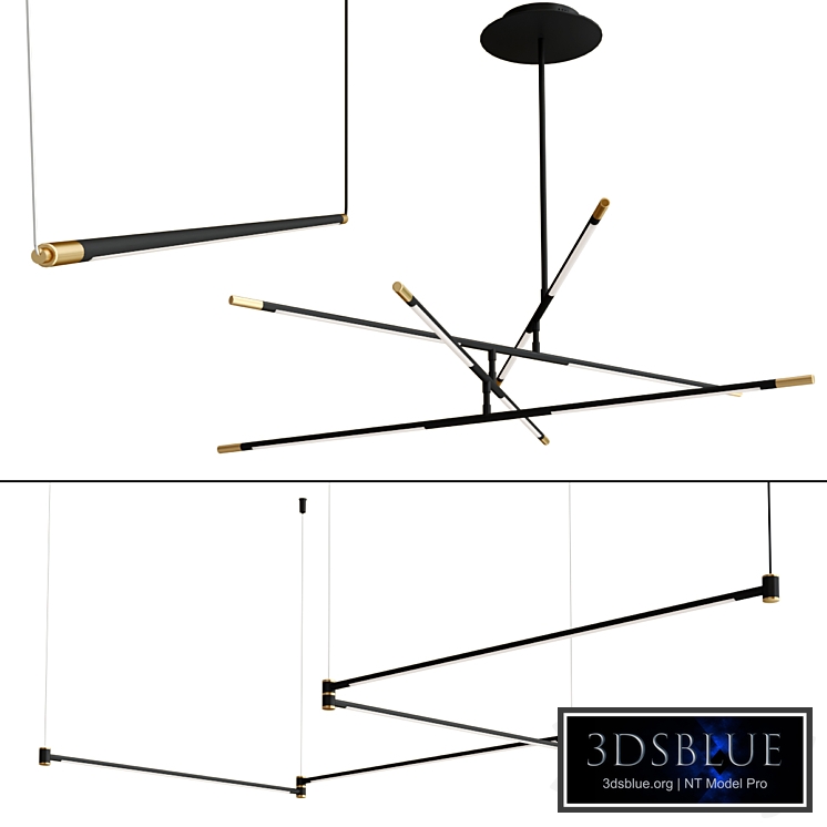 Drawing Line Gold Black collection