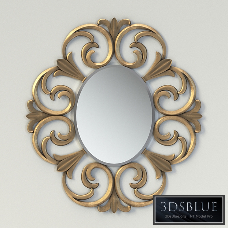 Mirror Christopher Guy Foliage oval (50-2854)