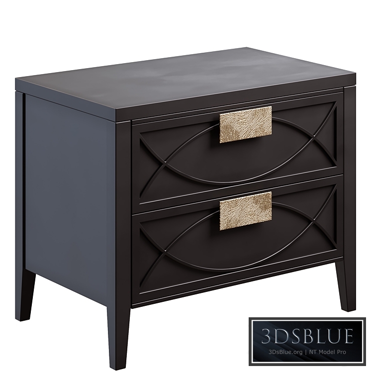 Nightstand Amelie Black Nightstand