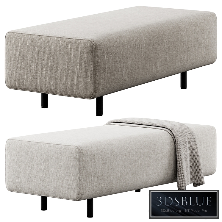 Block Party Lounge Bench by Poppin