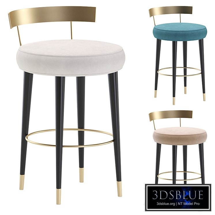 Bar Stool SAN TROPE by Cazarina Interiors 3 Colors Version/Bar Stool SAN TROPE