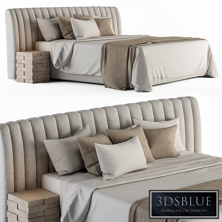 Bed Set 13 - White and Beige