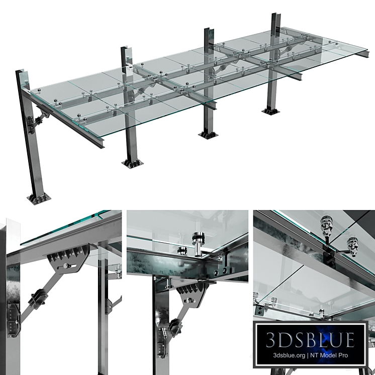 GLASS CANOPY NO13 ( CAR PARKING GLASS CNOPY)