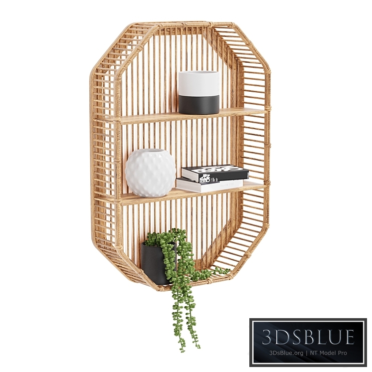 Bamboo Shelf Unit