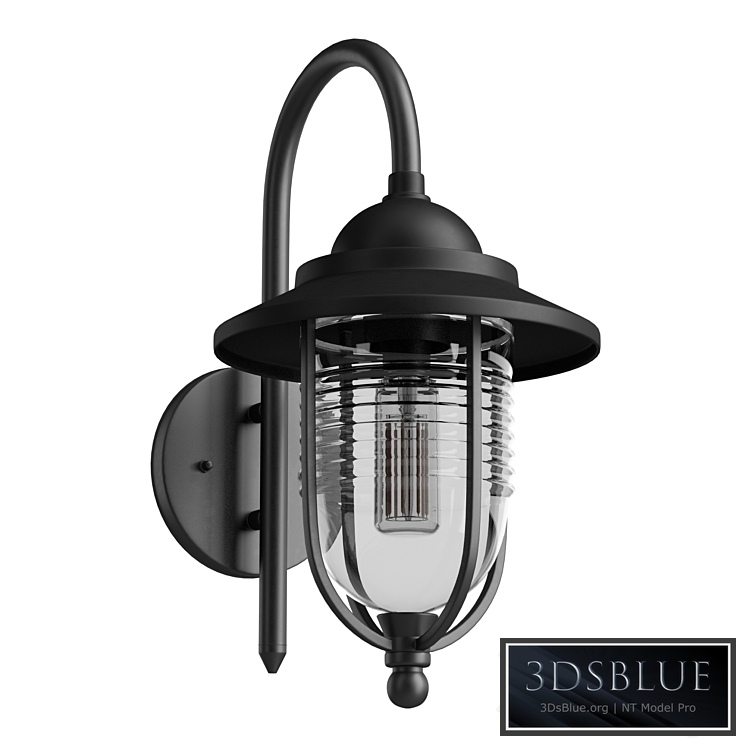 Fishermans Wall Lantern Black