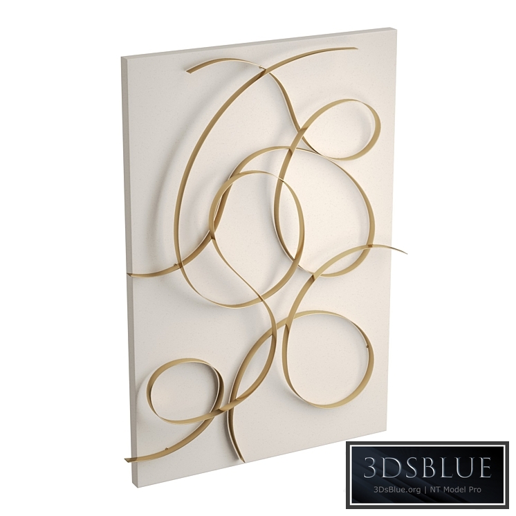 Freehand Metal Wall Panel