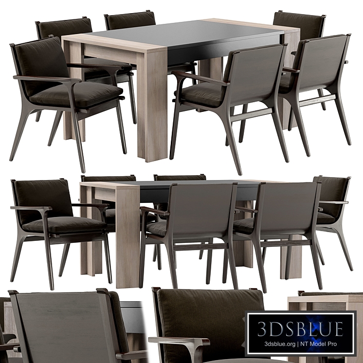 Ren dining chair and Cremona table