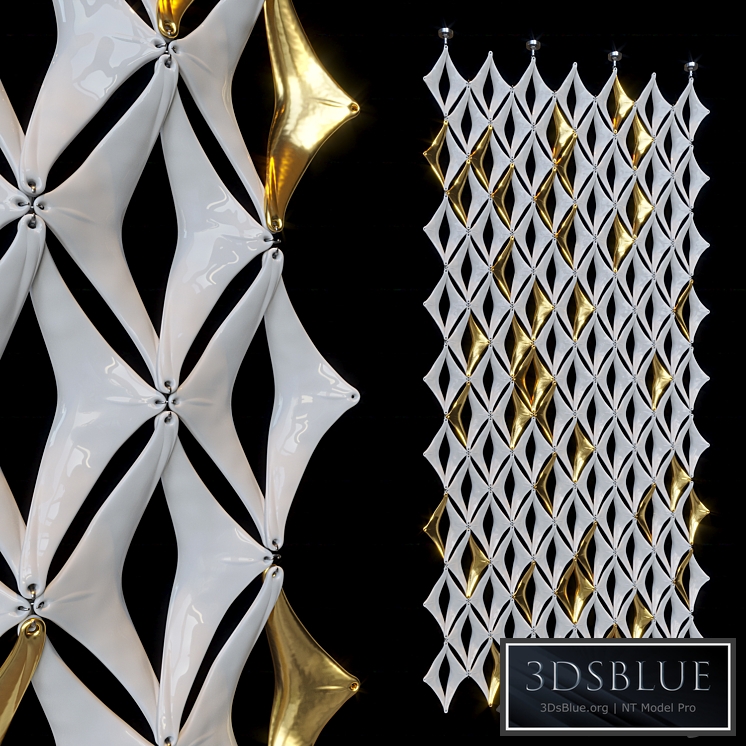 Decorative suspended partition wall Vargov® Design