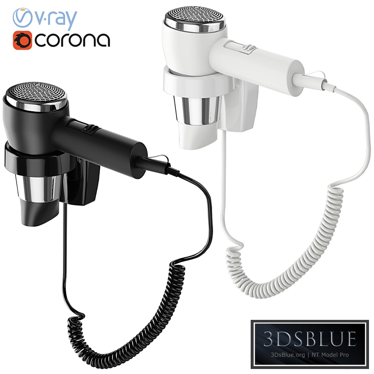 Hairdryer wall-mounted ODF