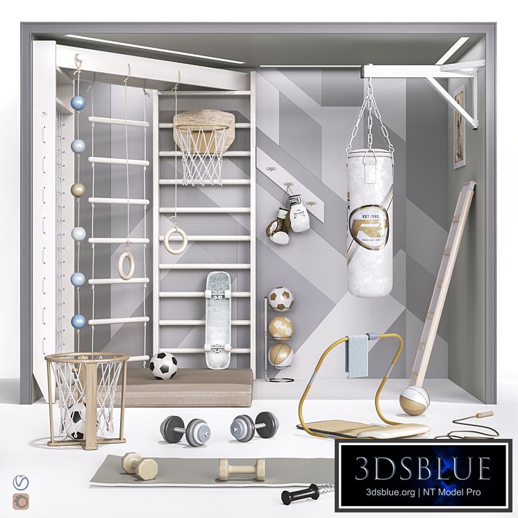 Sports furniture and equipment set 2