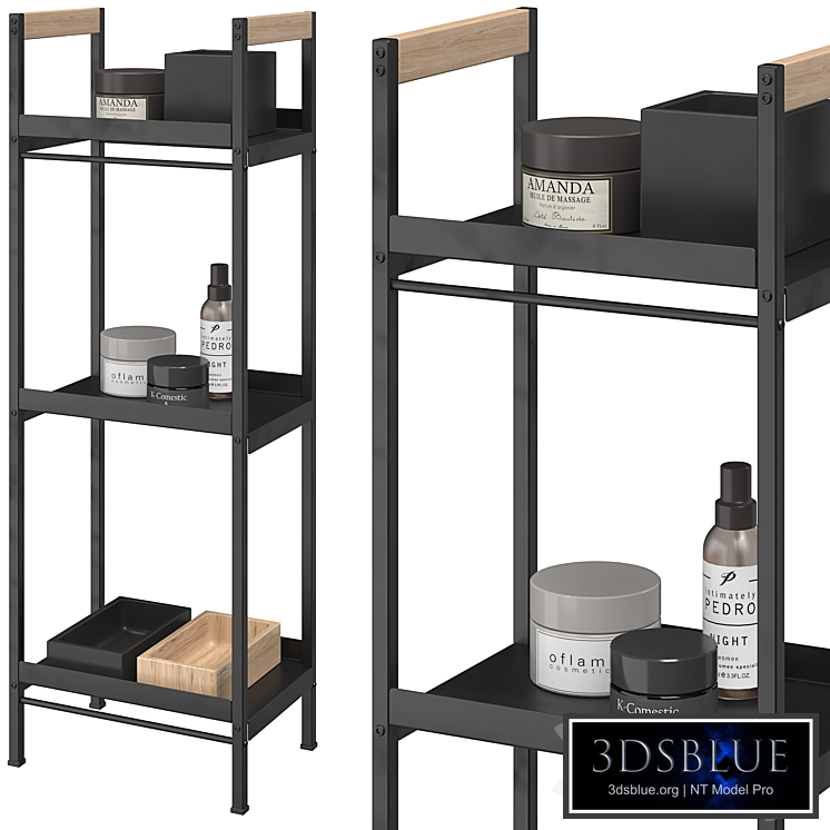 Benjamin bathroom shelving unit