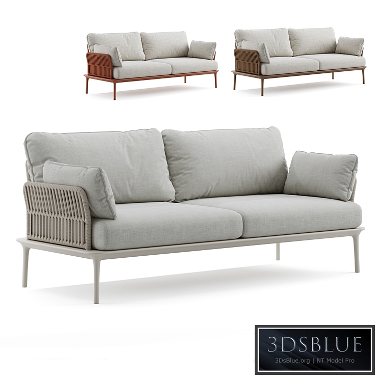 Outdoor Garden Woven Sofa Pedrali