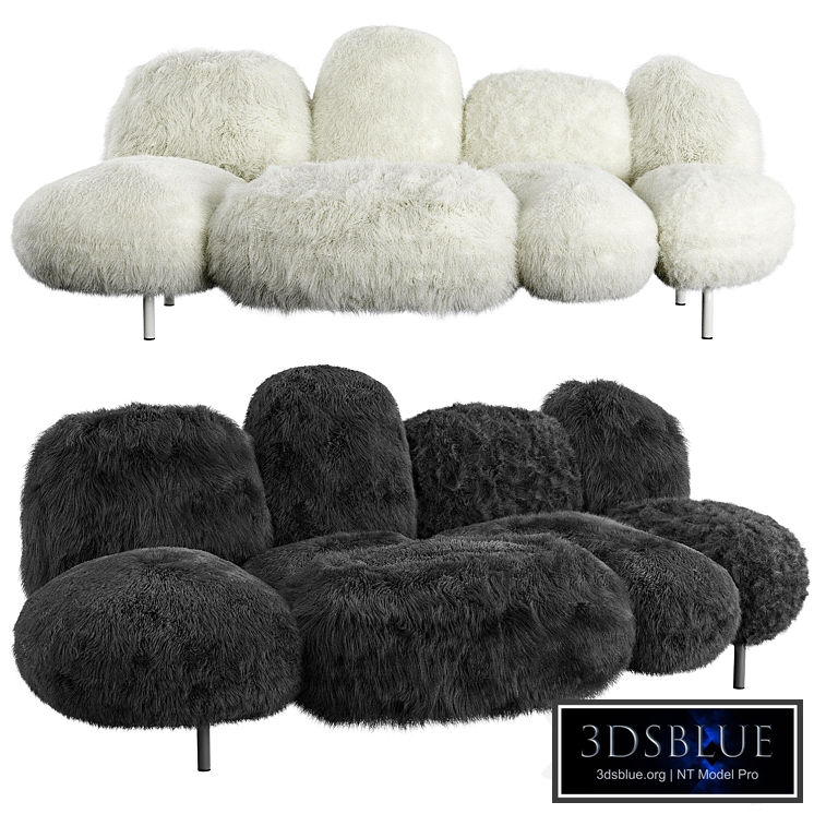 Edra CIPRIA Sofa black and white