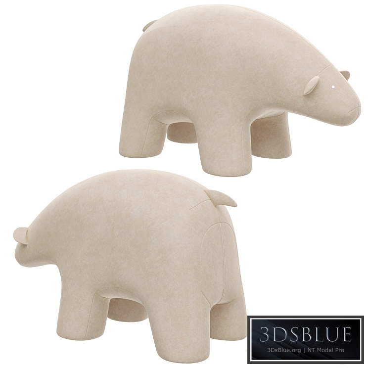 Pouffe Sweet Bear Light