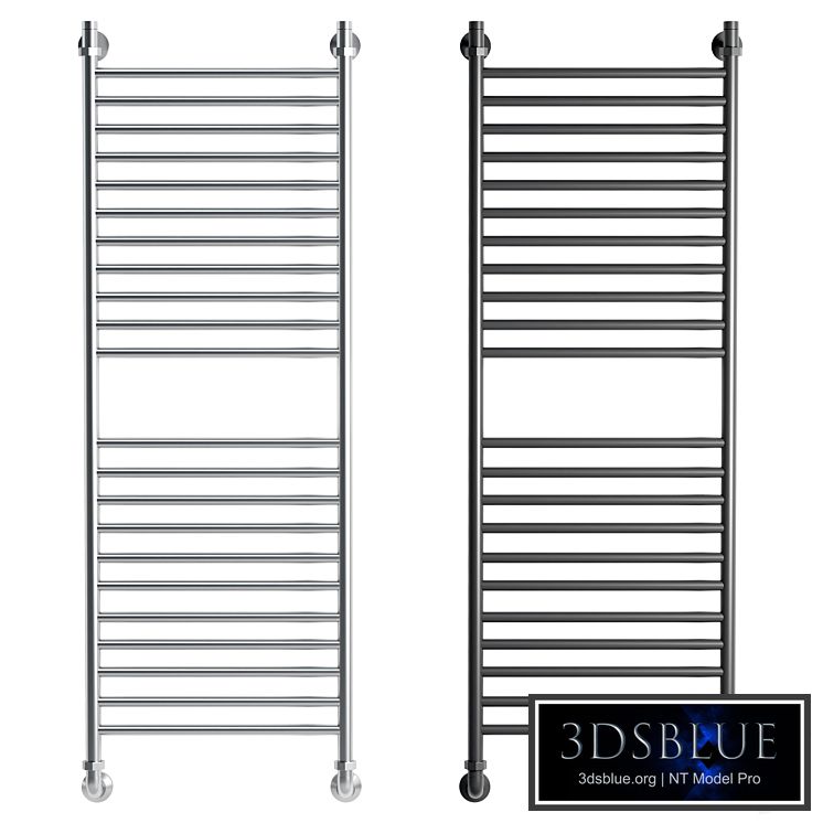 Water heated towel rail EWRIKA Medea S 120x40, matte black